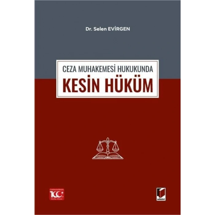 Ceza Muhakemesi Hukukunda Kesin Hüküm
