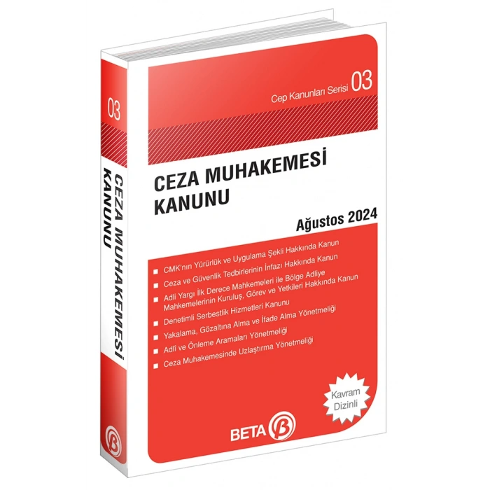 Ceza Muhakemesi Kanunu Cep Serisi  2024