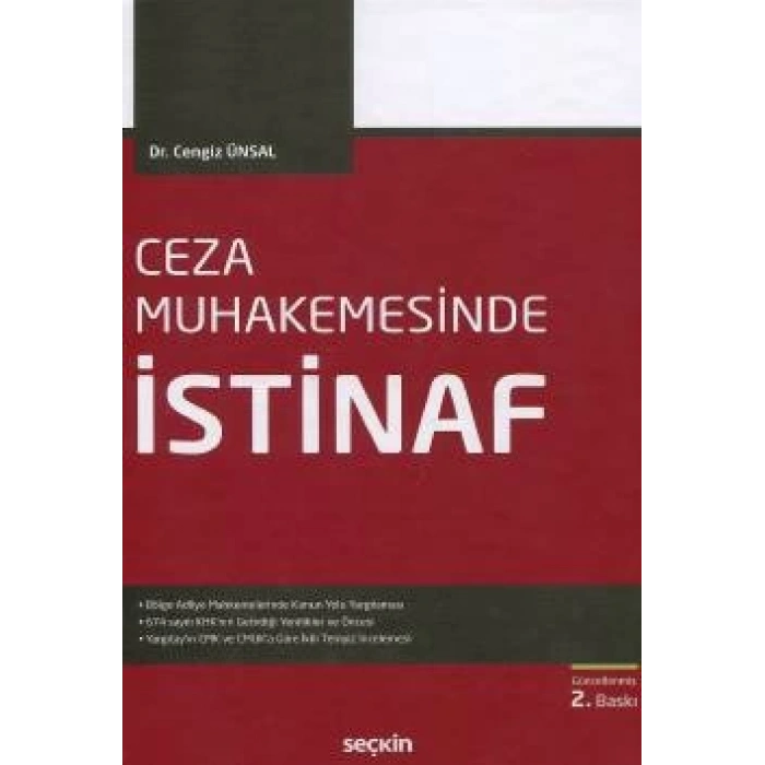 Ceza Muhakemesinde İstinaf