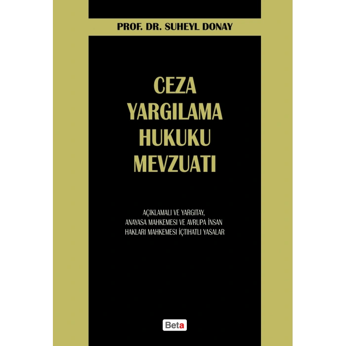 Ceza Yargılama Hukuku Mevzuatı
