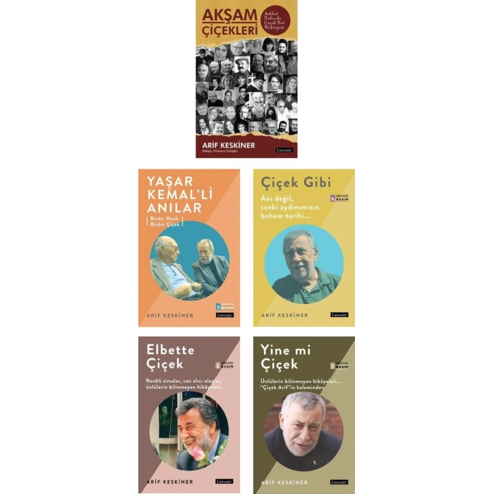 Çiçek Arif Seti 5 Kitap Takım