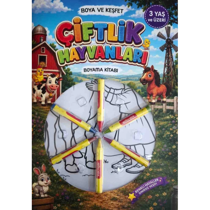Çiftlik Hayvanları - Boya ve Keşfet