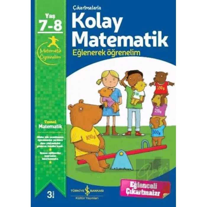 Çıkartmalarla Kolay Matematik 7-8 Yaş