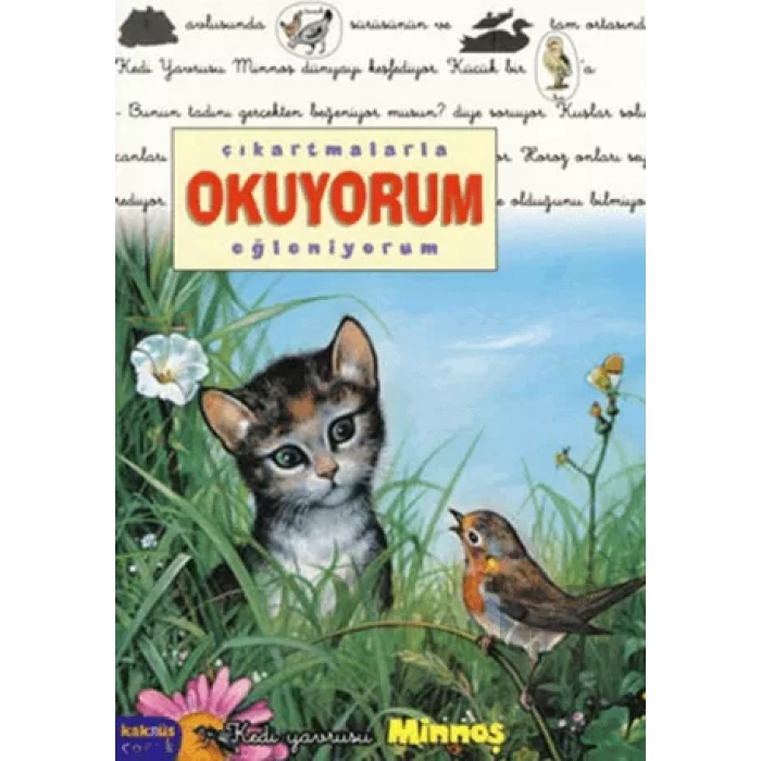 Çıkartmalarla Okuyorum Eğleniyorum -  Kedi Yavrusu Minnoş