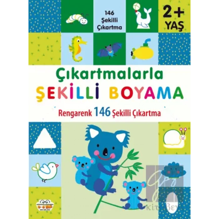 Çıkartmalarla Şekilli Boyama 2 Yaş Üstü