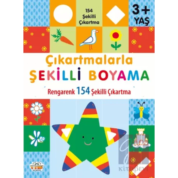 Çıkartmalarla Şekilli Boyama 3 Yaş Üstü