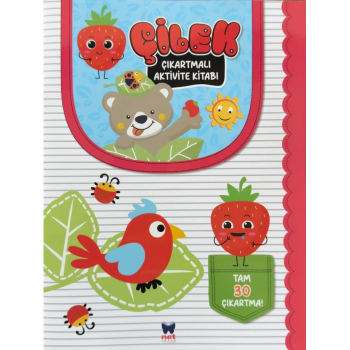 Çıkartmalı Aktivite Kitabı - Çilek