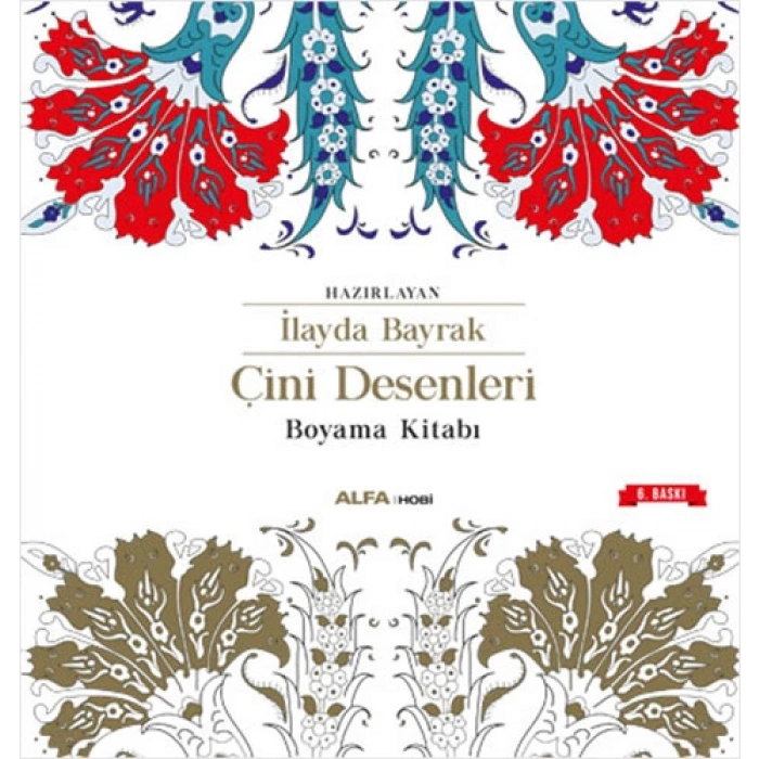 Çini Desenleri Boyama Kitabı