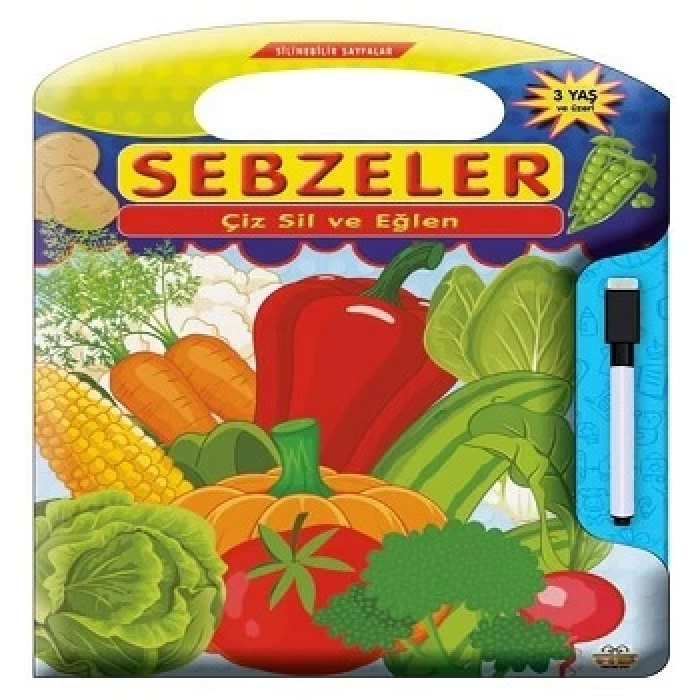 Çiz Sil Eğlen Sebzeler