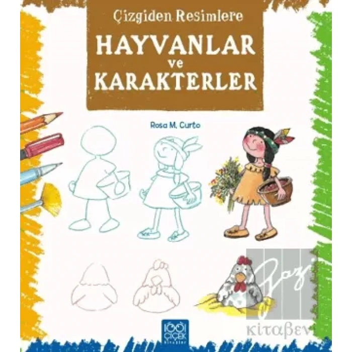Çizgiden Resimlere - Hayvanlar ve Karakterler
