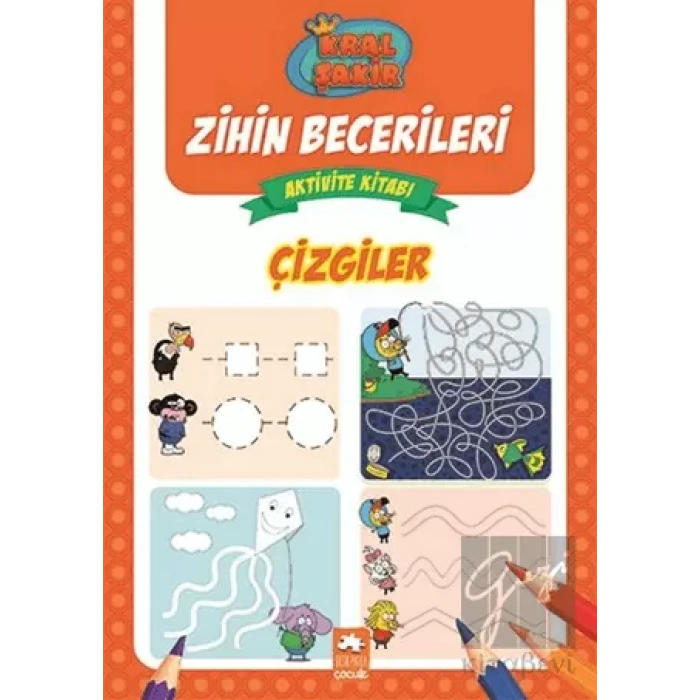 Çizgiler - Kral Şakir Zihin Becerileri Aktivite Kitabı