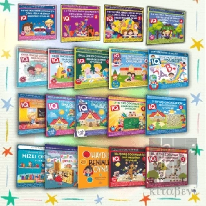 Çocuklar İçin Çoklu Zeka Oyunları (19 Kitap)