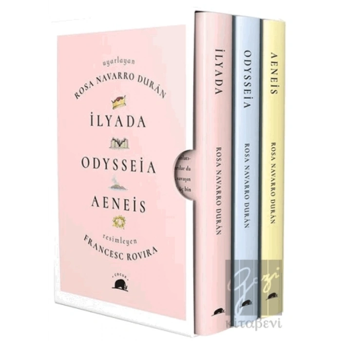 Çocuklar İçin Destanlar: İlyada - Odysseia - Aeneis (3 Kitap Takım)
