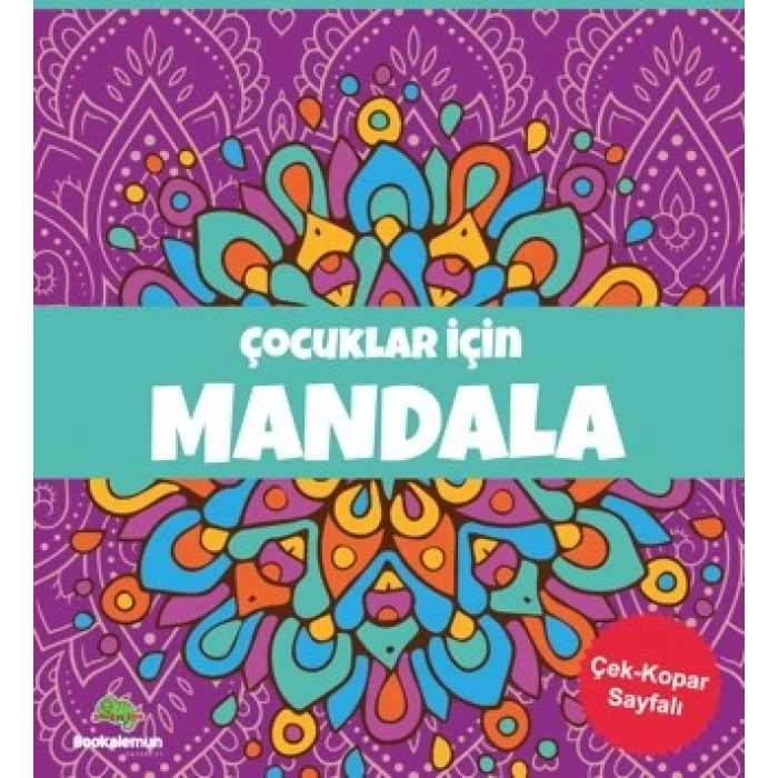 Çocuklar İçin Mandala - Mor