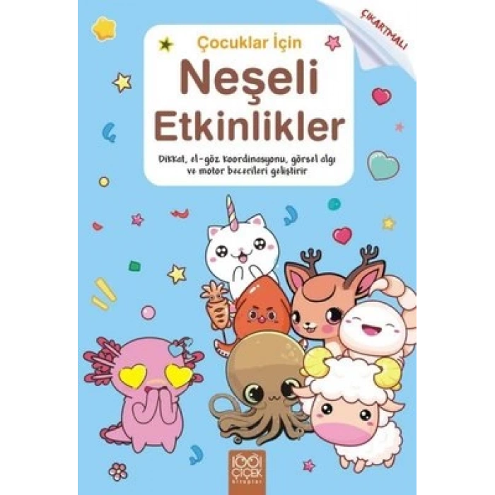 Çocuklar için Neşeli Etkinlikler - Çıkartmalı
