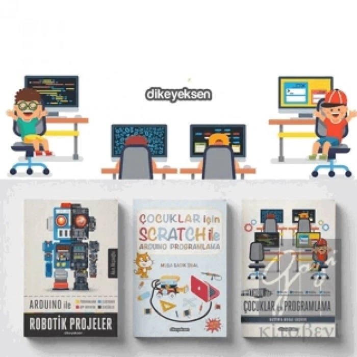 Çocuklar için Scratch ve Kodlama Eğitim Seti (3 Kitap Takım)