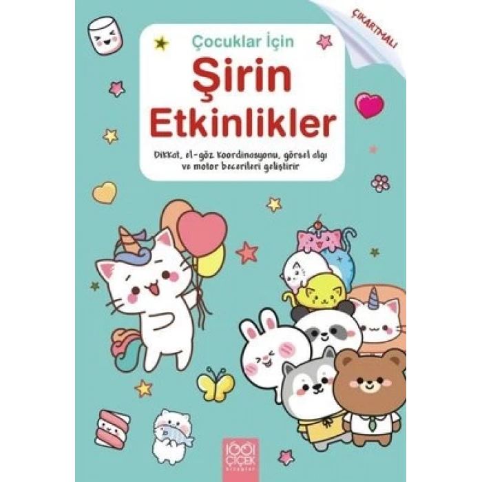 Çocuklar için Şirin Etkinlikler - Çıkartmalı
