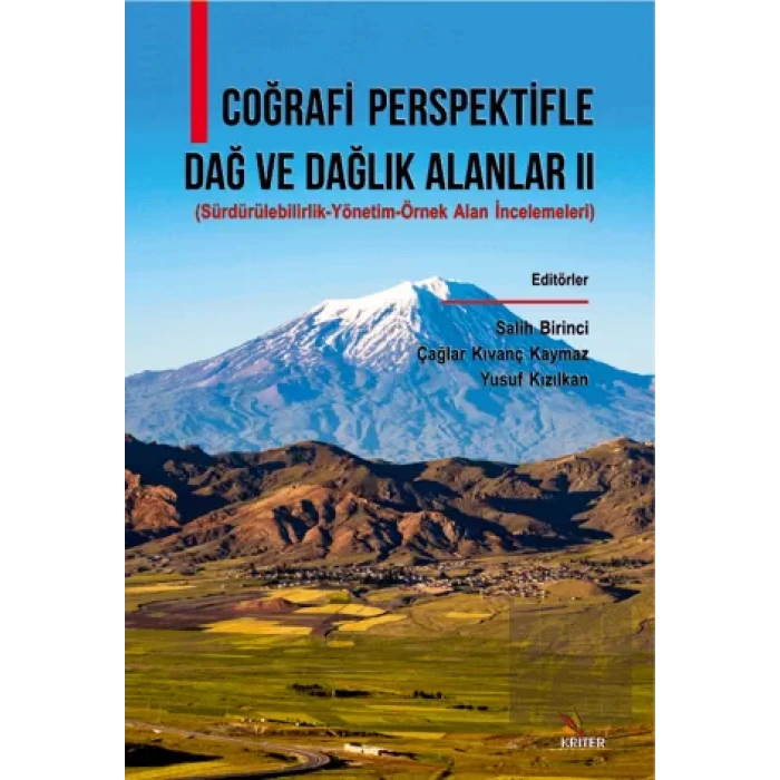 Coğrafi Perspektifle Dağ Ve Dağlık Alanlar 2