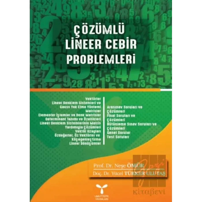 Çözümlü Lineer Cebir Problemleri