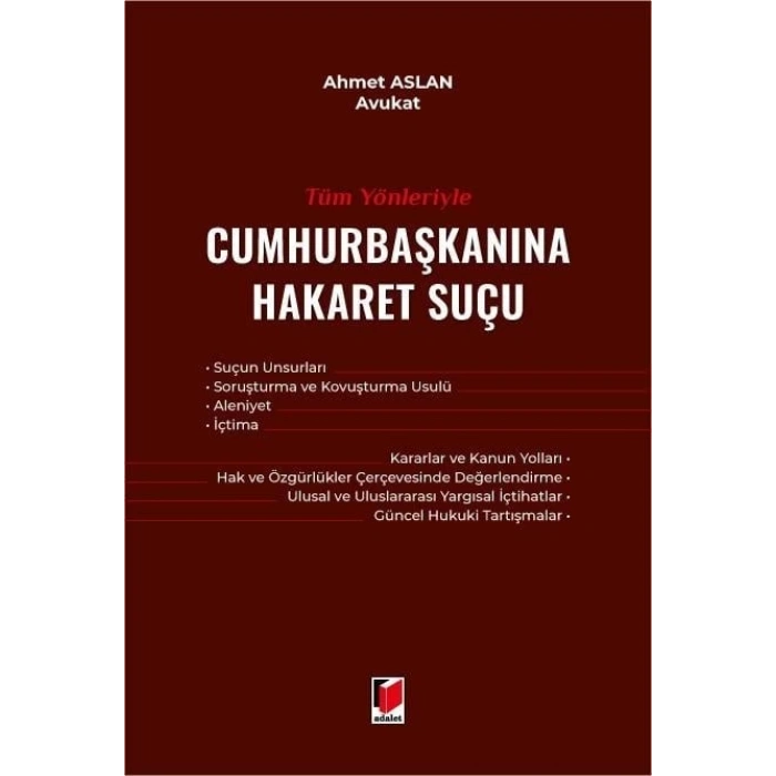 Cumhurbaşkanına Hakaret Suçu