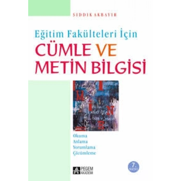 Cümle ve Metin Bilgisi