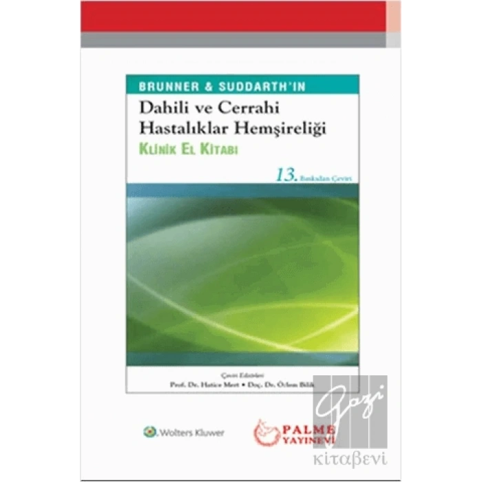 Dahili ve Cerrahi Hastalıklar Hemşireliği El Kitabı