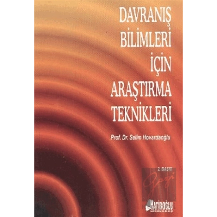 Davranış Bilimleri İçin Araştırma Teknikleri