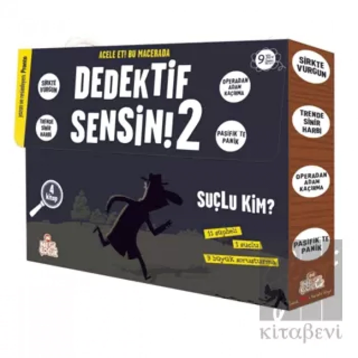 Dedektif Sensin 2 (4 Kitap)