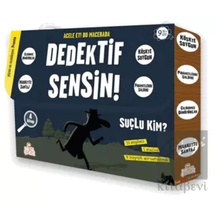 Dedektif Sensin (4 Kitap Takım)