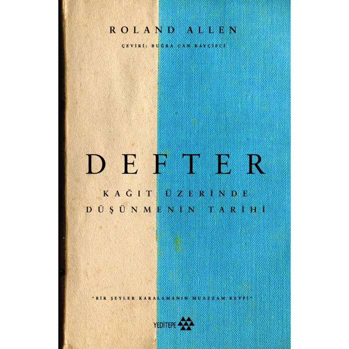 Defter - Kağıt Üzerinde Düşünmenin Tarihi
