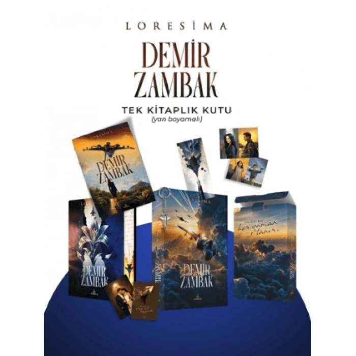 Demir Zambak 1 - Tek Kitaplık Kutu Yan Boyamalı - Ciltli