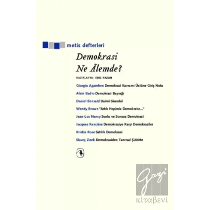 Demokrasi Ne Alemde?