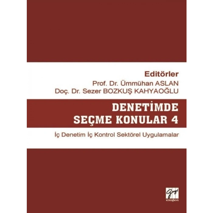 Denetimde Seçme Konular 4 - Ümmühan Aslan