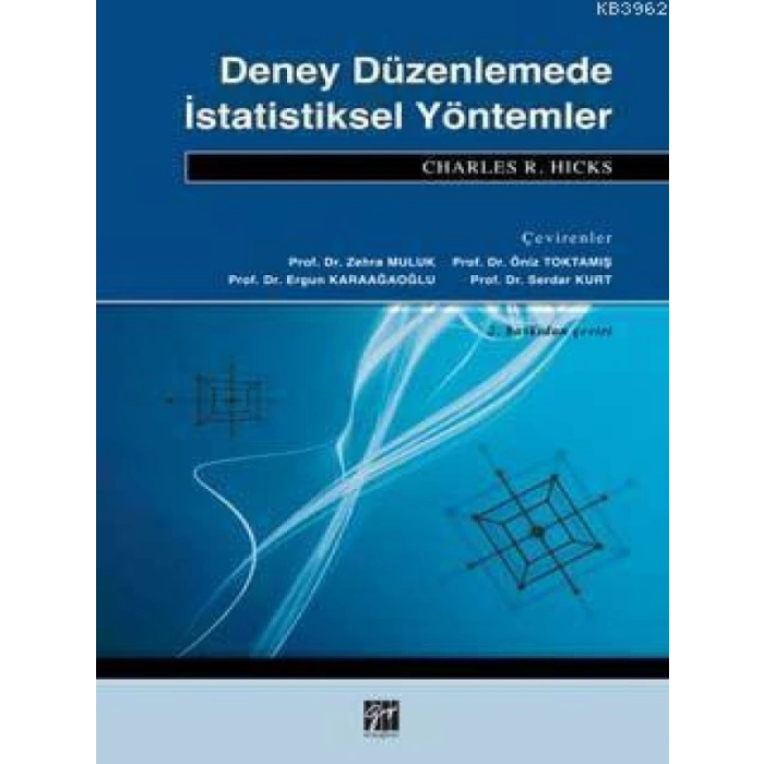 Deney Düzenlemede İstatiksel Yöntemler - Charles R. Hicks