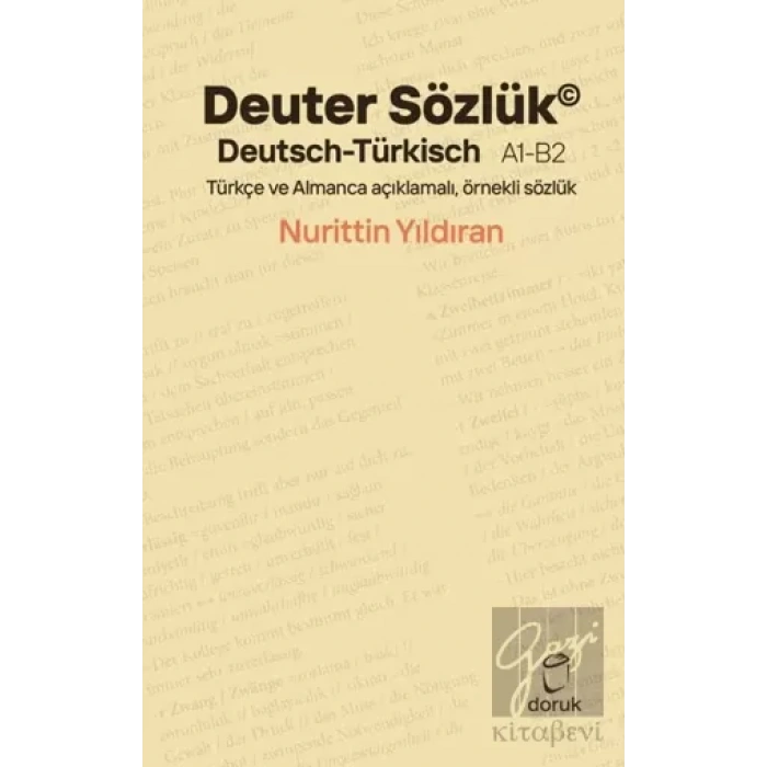Deuter Sözlük Deutsch - Türkisch A1 - B2