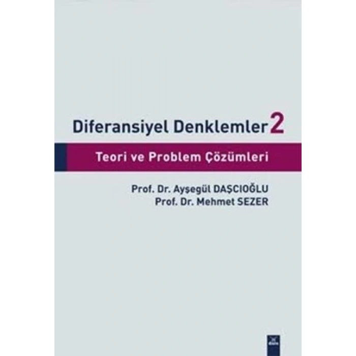 Diferansiyel Denklemler II