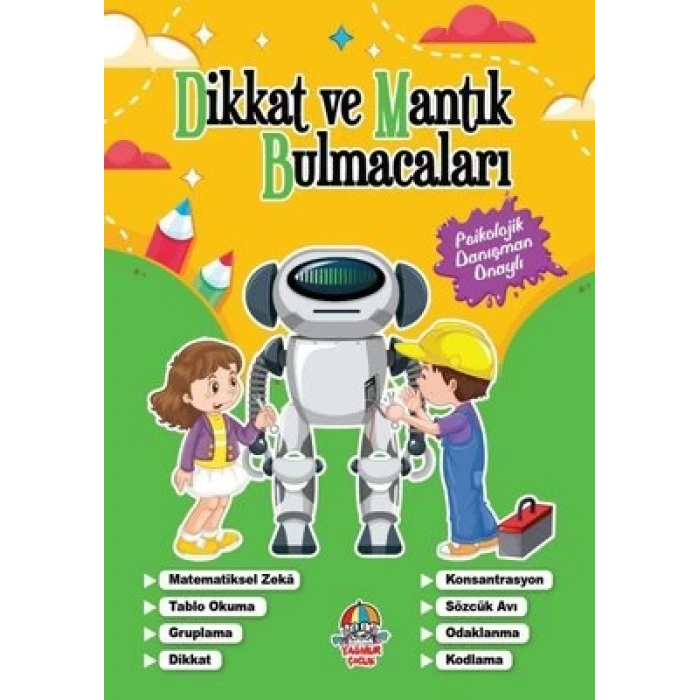 Dikkat Ve Mantık Bulmacaları Yeşil Kitap