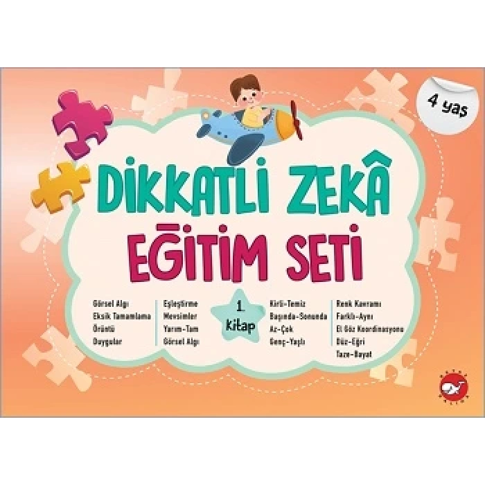 Dikkatli Zeka Eğitim Seri 1. Kitap 4 yaş
