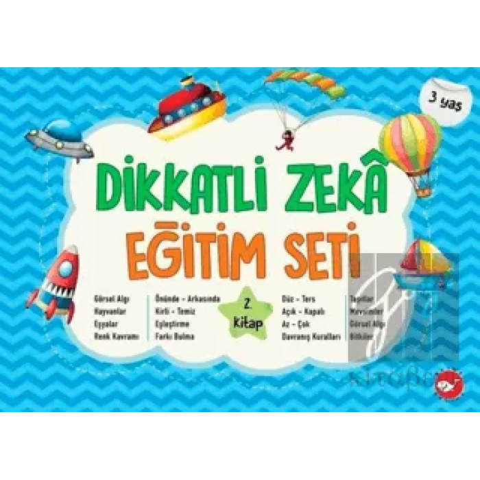 Dikkatli Zeka Eğitim Seti  2. Kitap- 3 Yaş