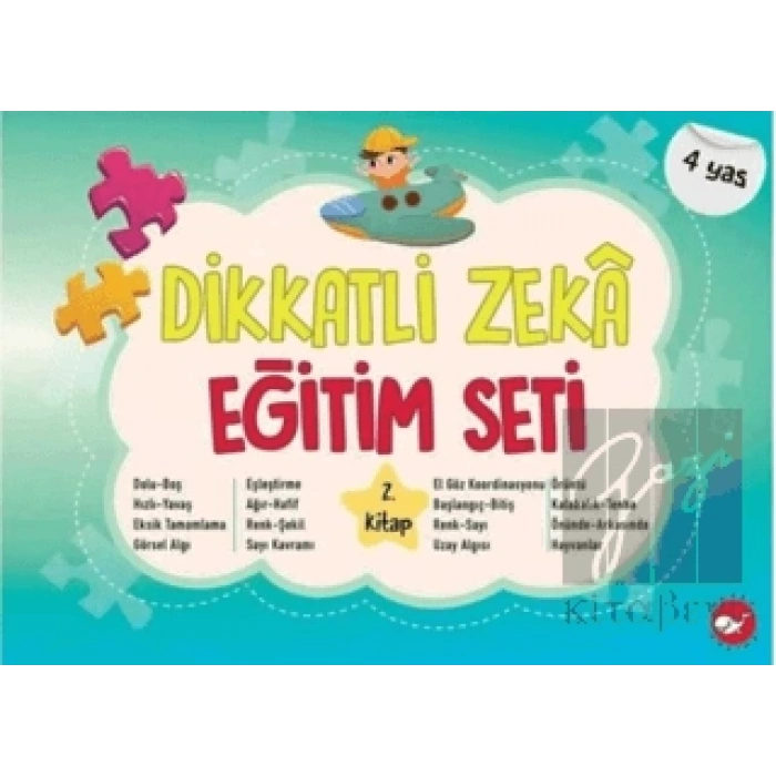 Dikkatli Zeka Eğitim Seti 2. Kitap (4 Yaş)
