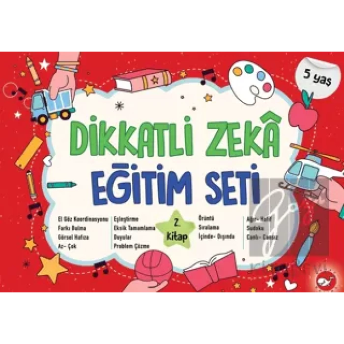 Dikkatli Zeka Eğitim Seti 2. Kitap - 5 Yaş