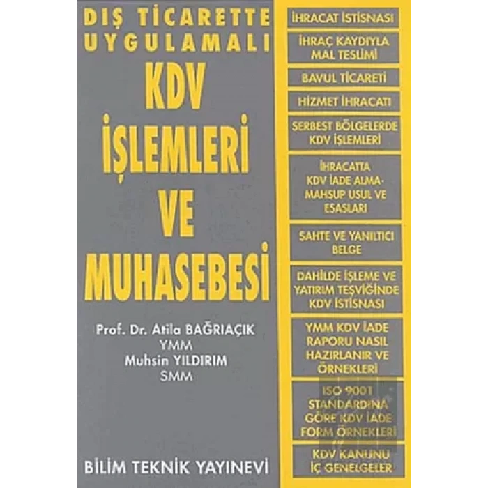 Dış Ticarette Uygulamalı KDV İşlemleri ve Muhasebesi