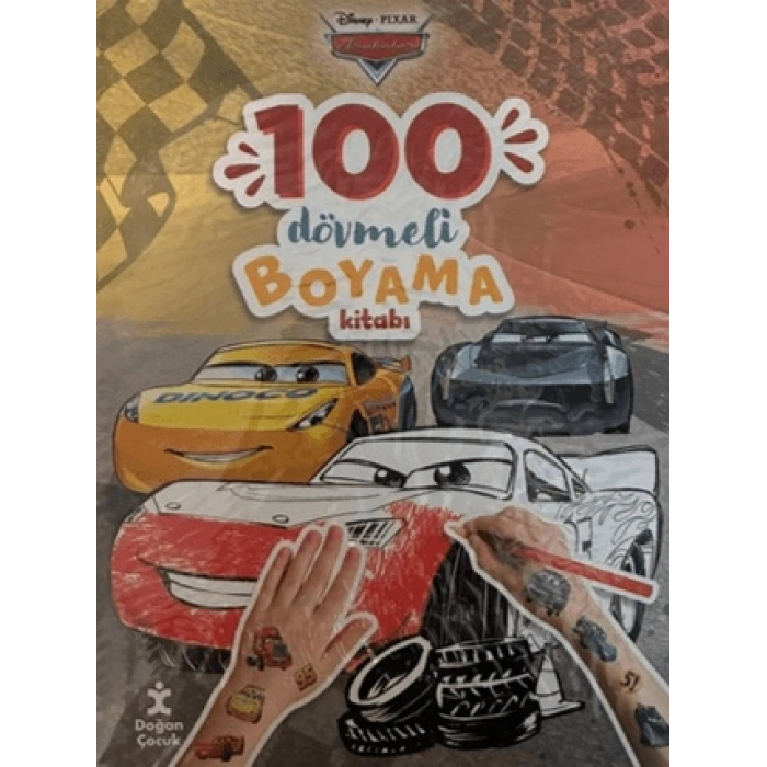 Disney Arabalar - 100 Dövmeli Boyama Kitabı