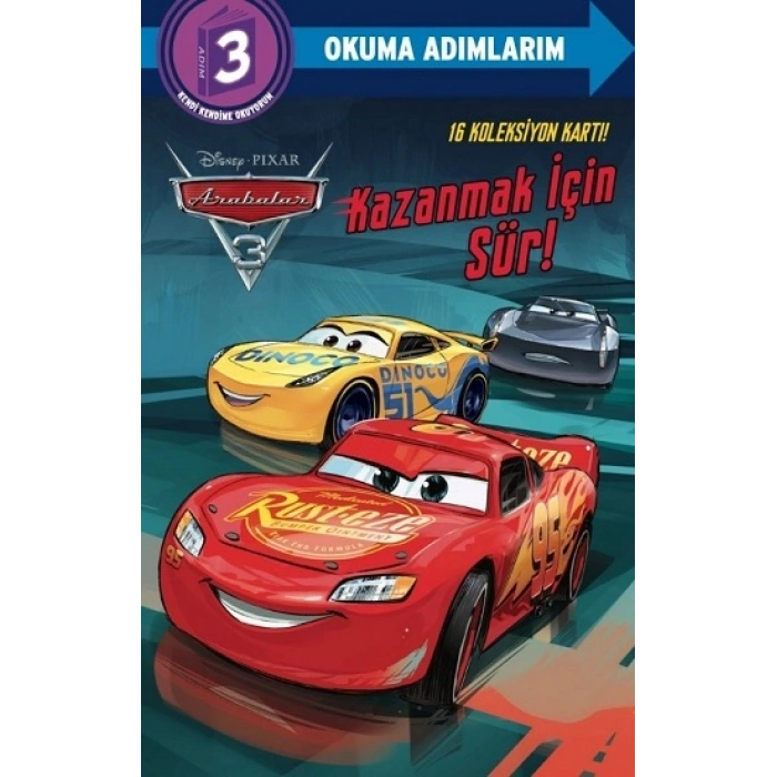 Disney Arabalar - Kazanmak İçin Sür! ;Okuma Adımlarım 3