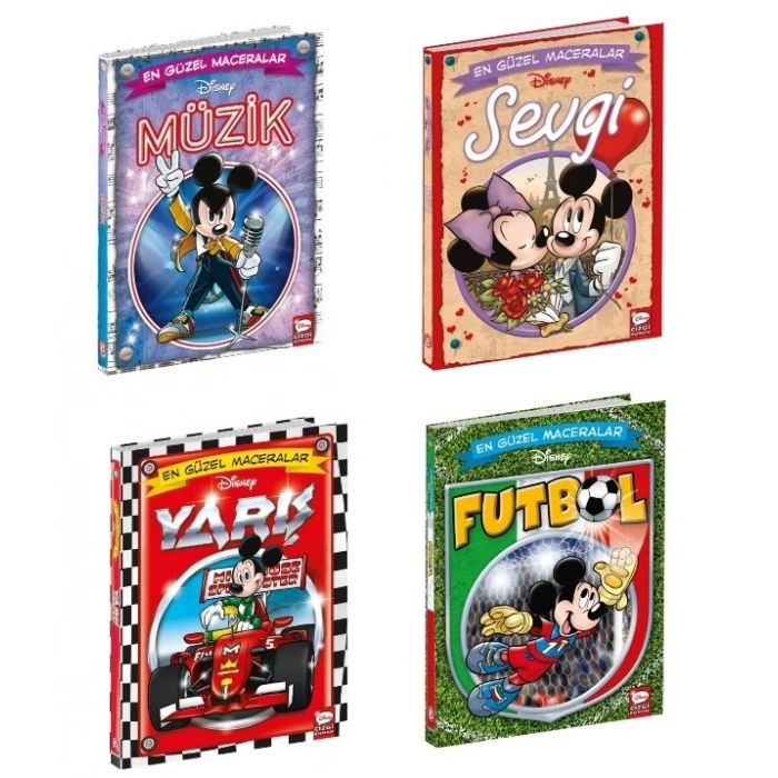 Disney Çizgi Roman Serisi 4 Kitap