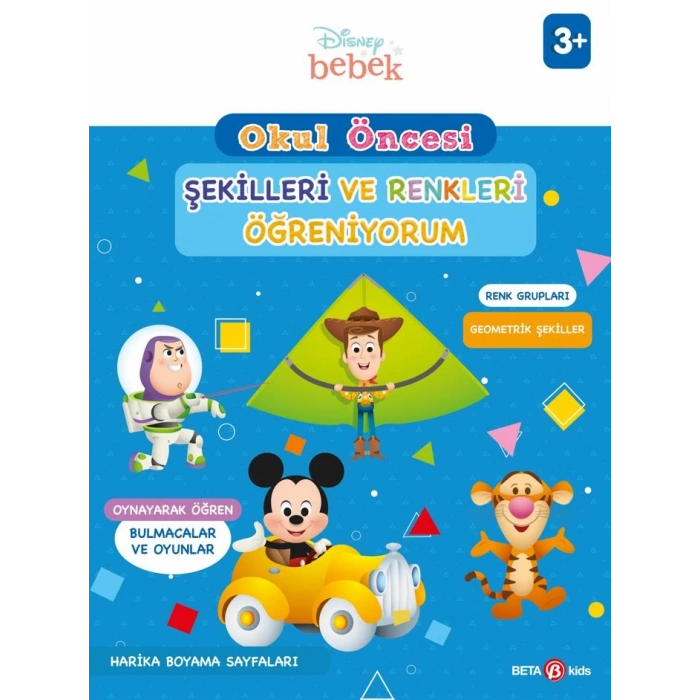 Disney Eğitsel Okul Öncesi Şekilleri ve Renkleri Öğreniyorum