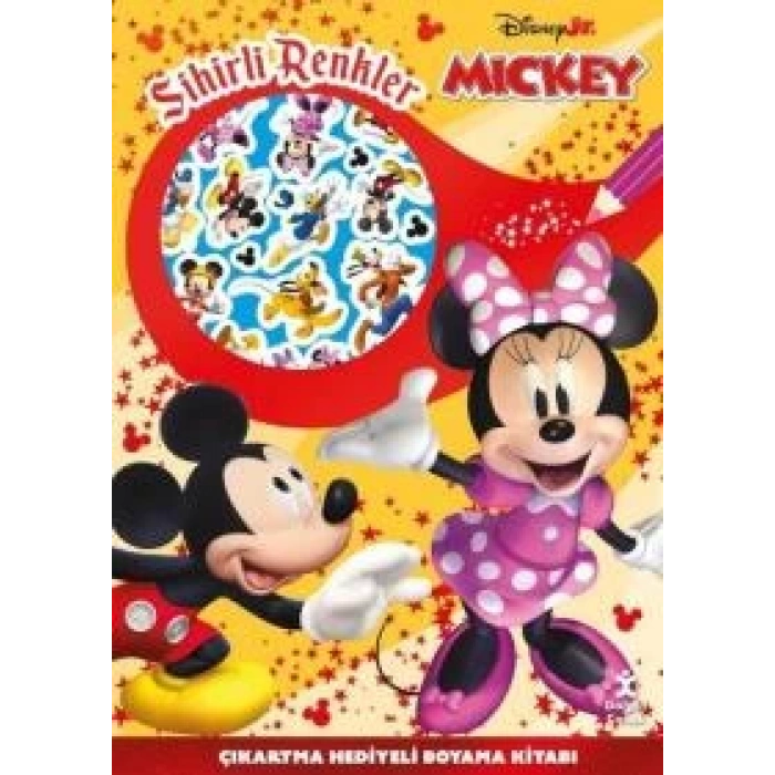 Disney Jr. Mickey - Sihirli Renkler Çıkartma Hediyeli Boyama Kitabı