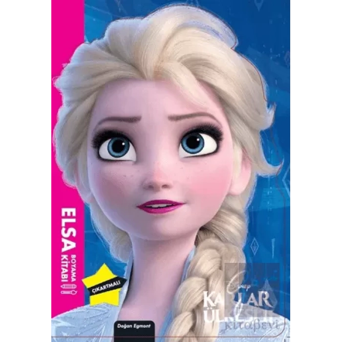 Disney Karlar Ülkesi 2 Elsa Maskeli Boyama Kitabı
