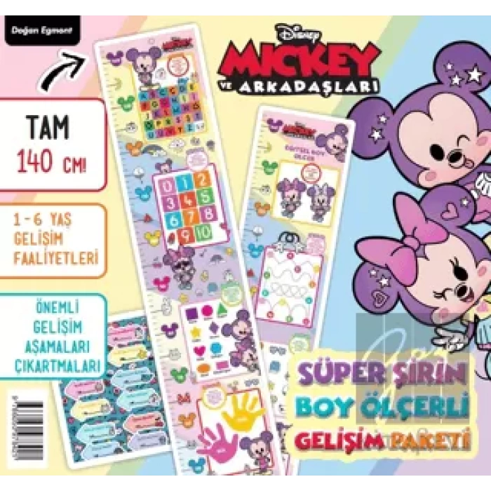 Disney Mickey Ve Arkadaşları Süper Şirin Boy Ölçerli Gelişim Paketi