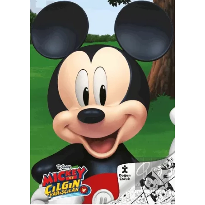 Disney Mickey Yarışları Boyama Kitabı